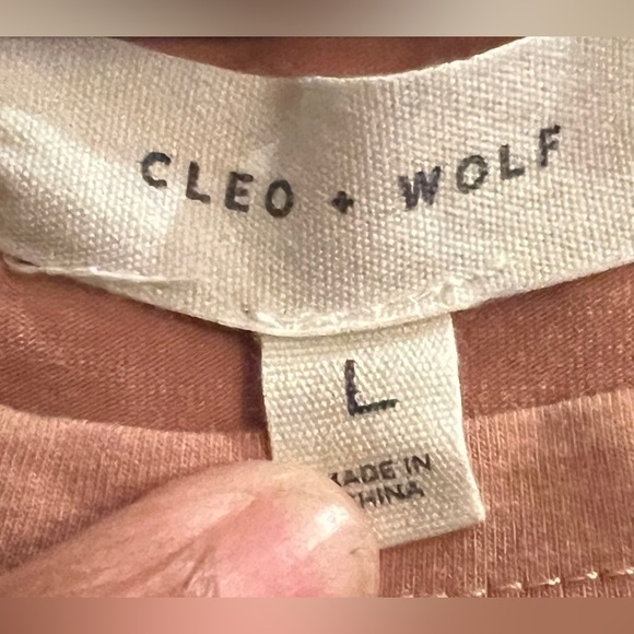 Cleo & Wolf size Large blush sleeveless tank dress - Picture 2 of 7